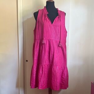 J. Crew Factory Pink Sleeveless Dress
